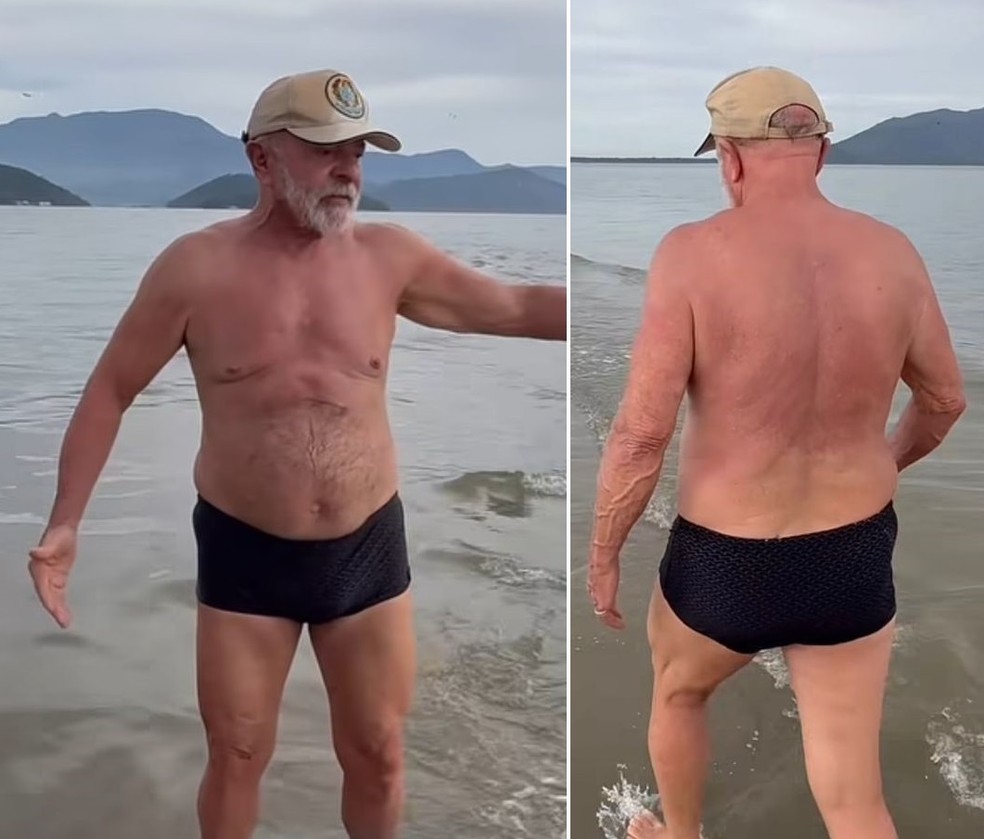 Lula viraliza com vídeo de sunga e chama atenção pelo físico — Foto: Reprodução/Instagram