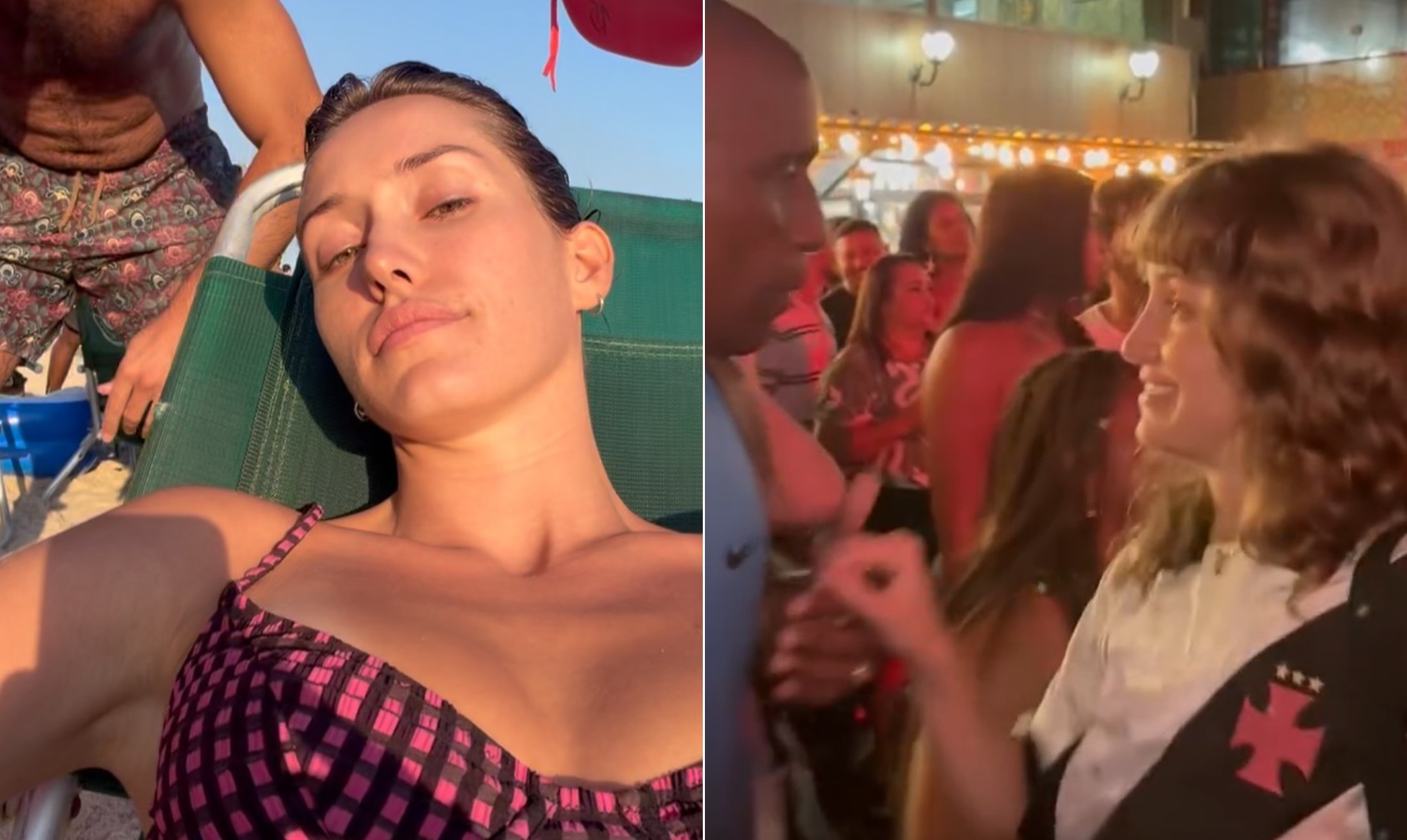 Chloe Barrena, enteada de Carlo Ancelotti, se diverte no Rio de Janeiro