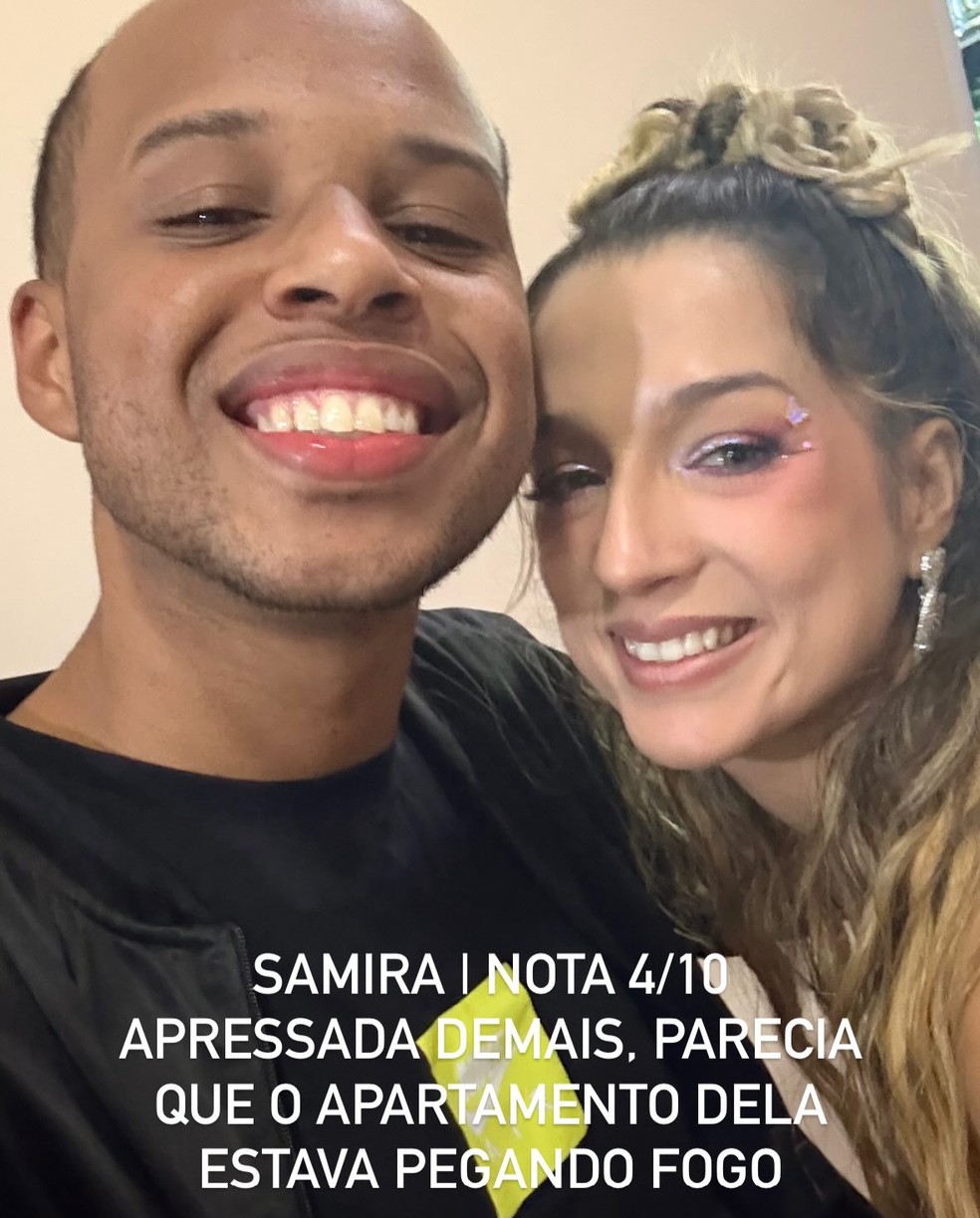 Fã viraliza ao dar notas para simpatia de ex-BBBs após encontro — Foto: reprodução/ instagram