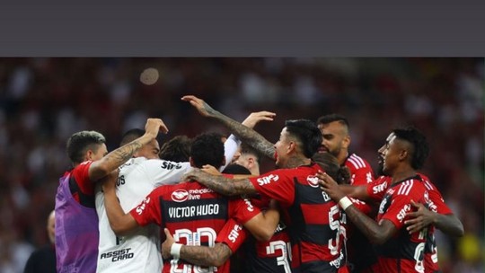 'Juntos até o fim', posta Arrascaeta, do Flamengo, antes de final da Copa do Brasil contra o São Paulo