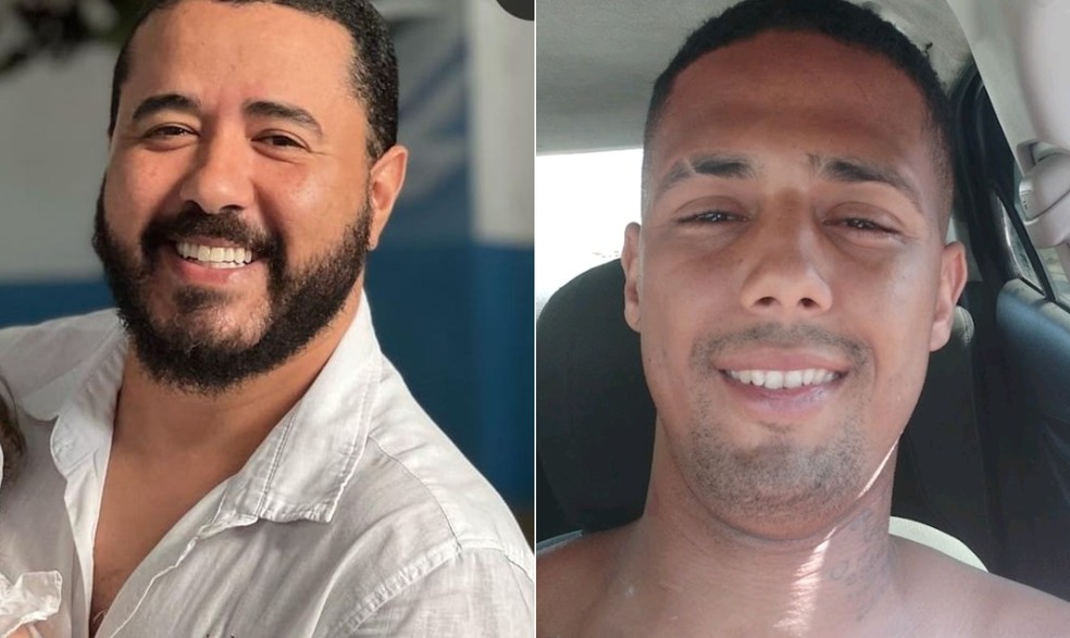 Bruno Rodrigues e Jeander Vinicius da Silva foram presos — Foto: Reprodução