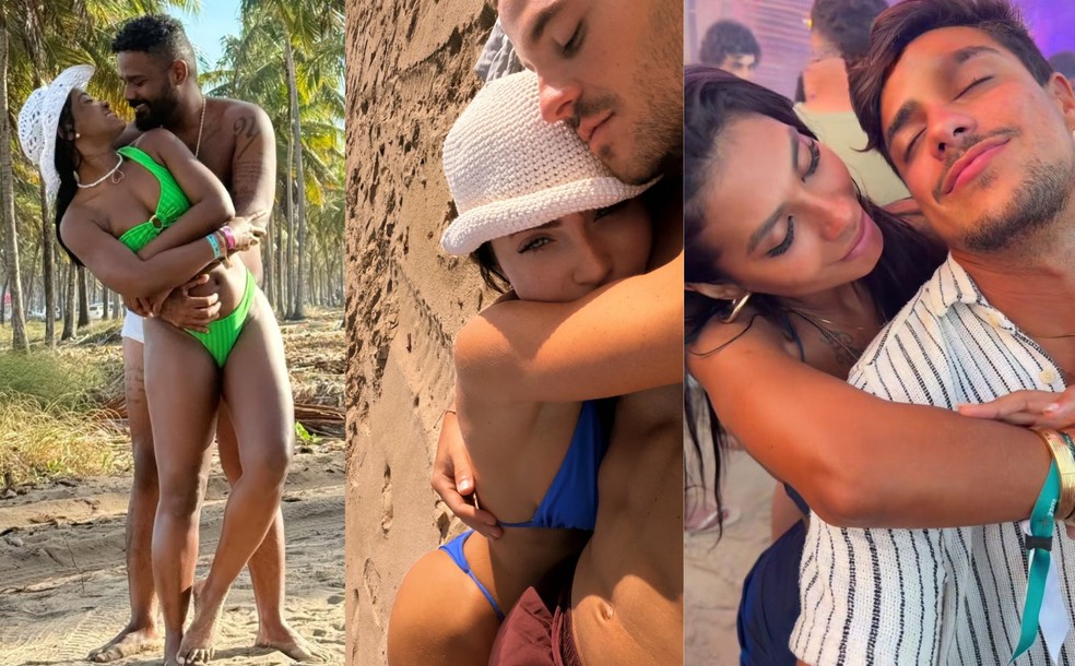 Arlindinho e Erika Januza, Jade Picon e André Lamoglia, Pocah e Arthur Pelagio, aproveitaram os últimos dias do ano em viagens — Foto: Reprodução/Instagram