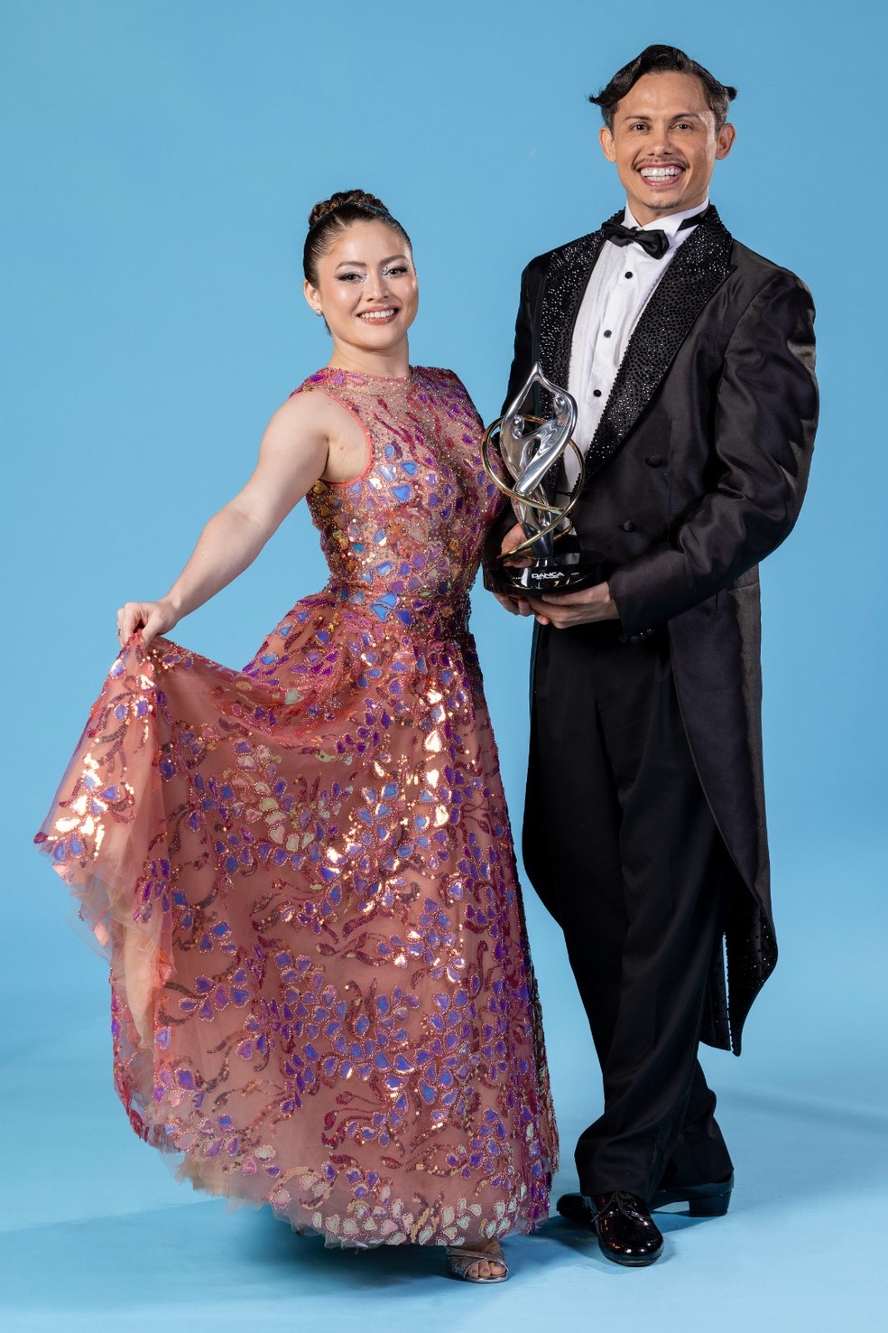 Silvero Pereira e Thaís Sousa são os campeões da ‘Dança dos Famosos 2025’ — Foto: Fábio Rocha/Rede Globo