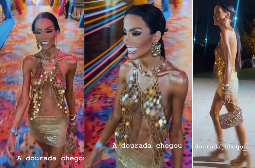 Influenciadora choca internautas pela magreza na Farofa da Gkay | Famosos |  extra