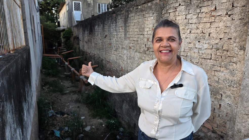 A psicóloga Eliania Pereira, de 48 anos, moradora de Mutuaguaçu — Foto: Divulgação/Águas do Rio