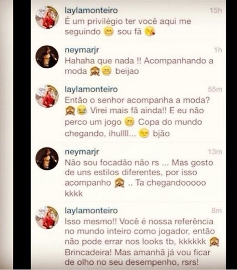 Participante do "Poderosas do Cerrado", Layla Monteiro foi alvo de flerte de Neymar em 2014 — Foto: Reprodução/Instagram