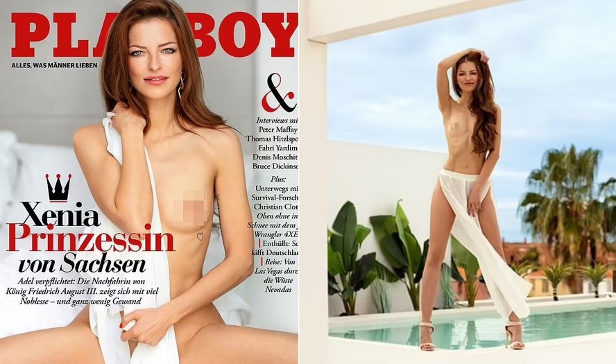 Princesa alemã Xenia se torna a primeira aristocrata a tirar a roupa para a 'Playboy'