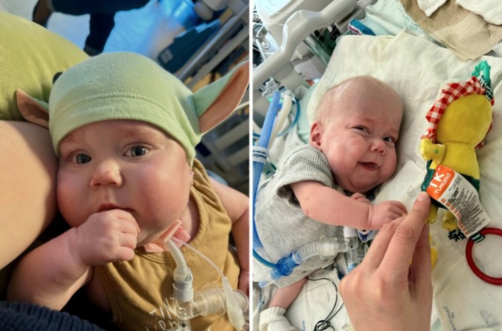 Cooper desafiou os prognósticos médicos e sobreviveu — Foto: Reprodução/TikTok