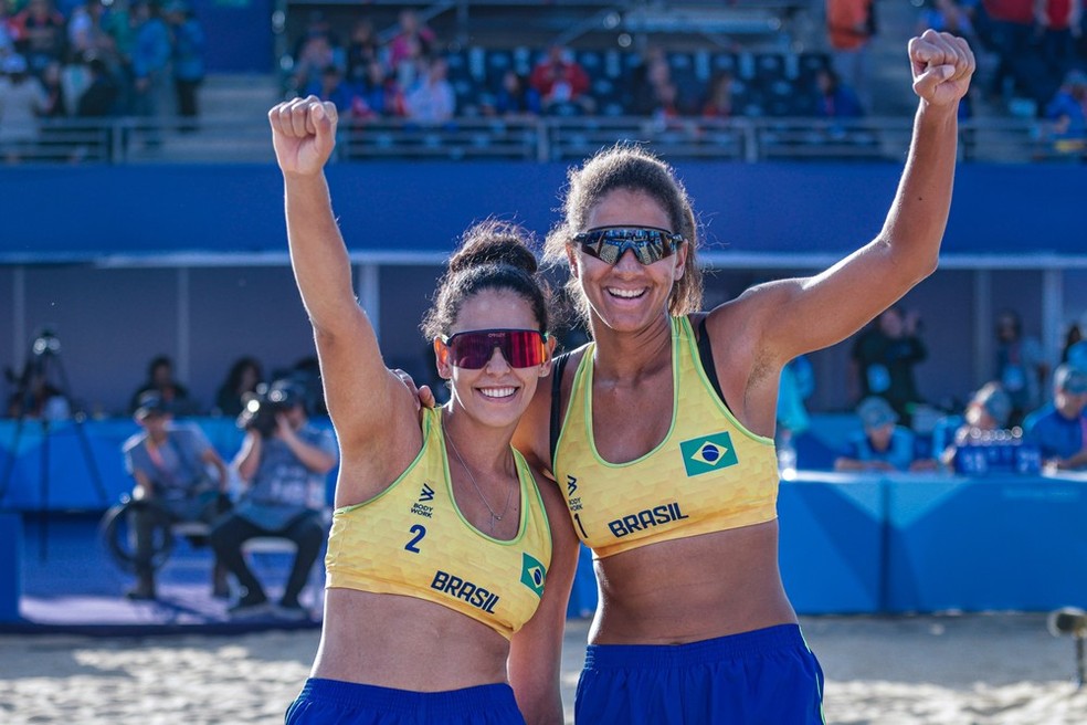 Duda e Ana Patr&iacute;cia: l&iacute;deres do ranking mundial &mdash; Foto: Wander Roberto/COB @wander_imagem