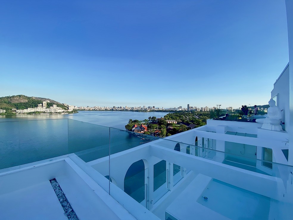 Cobertura com vista privilegiada para a Lagoa Rodrigo de Freitas — Foto: Divulgação/Where In Rio