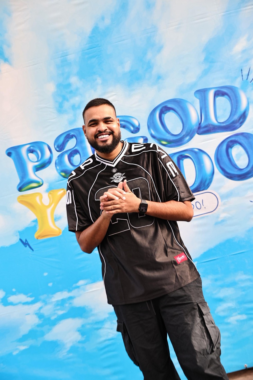 O cantor de pagode Yan — Foto: Cadu Andrade/Divulgação