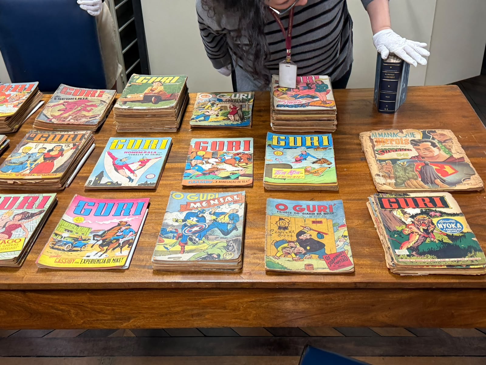 Gibis da década de 1940 e almanaque do século 19 estão entre itens apreendidos e devolvidos à Biblioteca Nacional pela PF