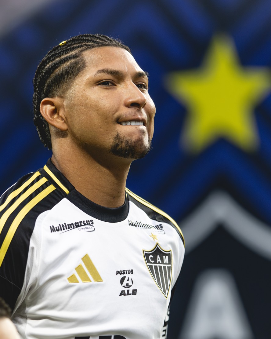 Rony, do Atlético-MG, no jogo contra o Palmeiras, pelo Brasileiro