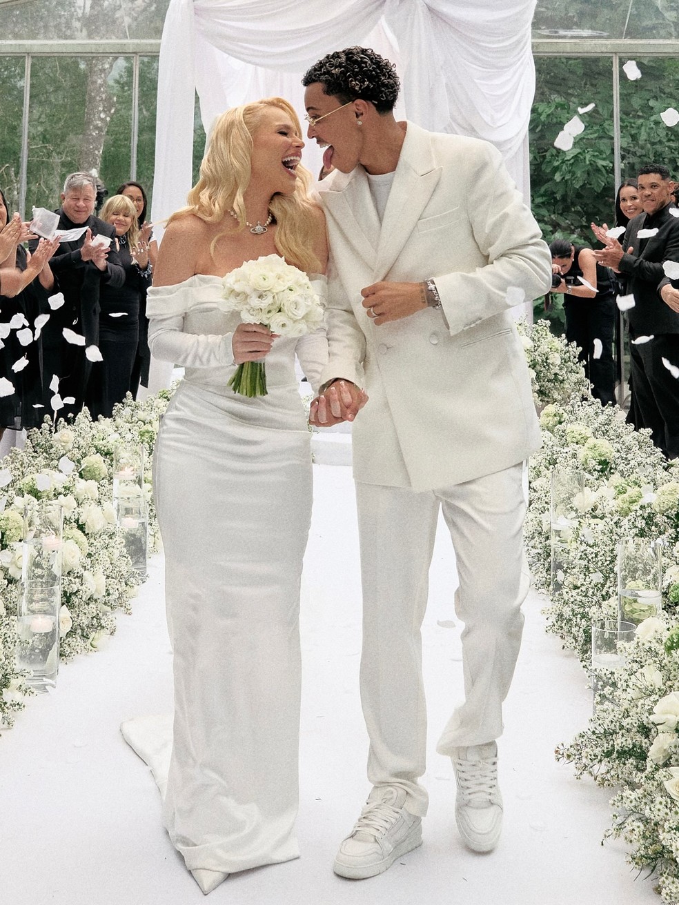 O  casamento de Bianca Wejnger e Lázaro Vinícius — Foto: @sociablewed/ reprodução/ instagram