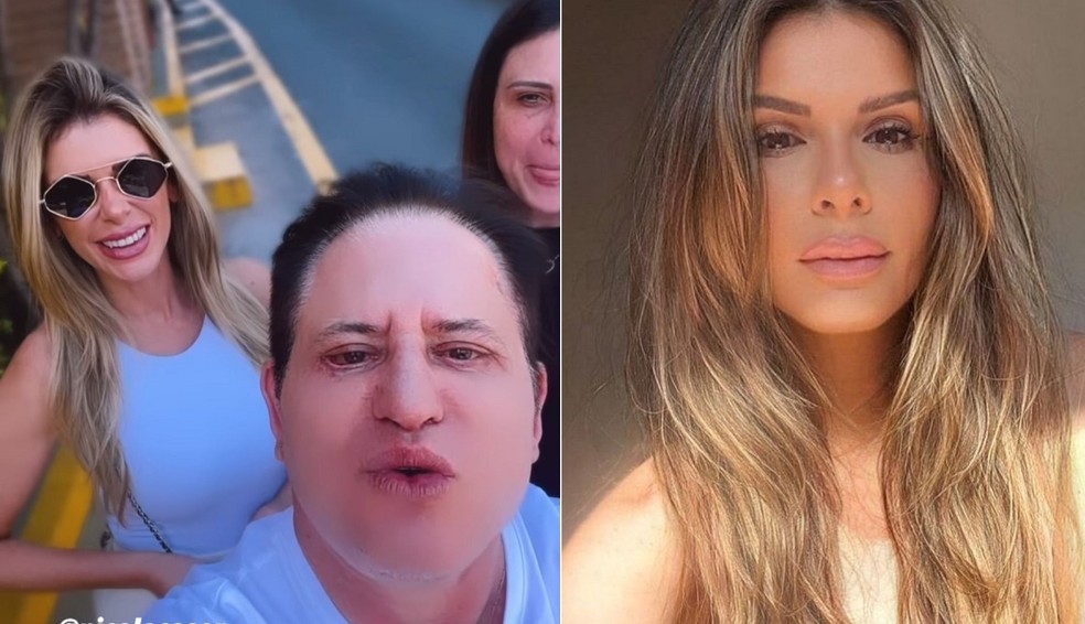 Sertanejo Marrone e ex-namorada, Anna Paula Farfalla — Foto:  Reprodução/Instagram