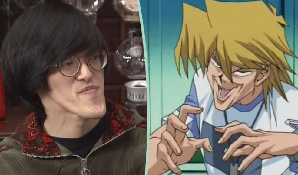 Japon&ecirc;s com o 'queixo mais longo do mundo' &eacute; conhecido como Jonouchi por causa de personagem de anime &mdash; Foto: Reprodu&ccedil;&atilde;o