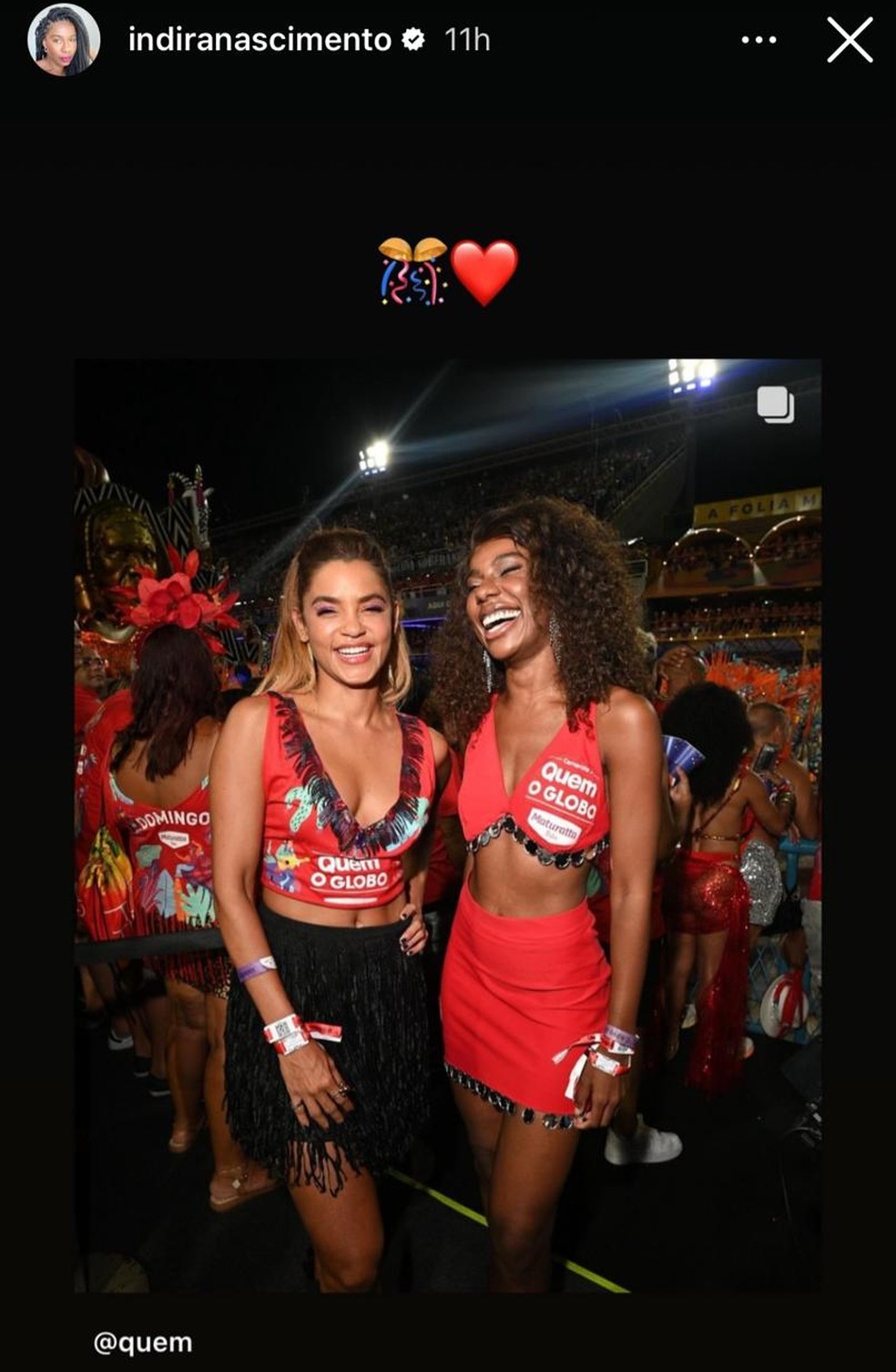 Nova namorada de Lucy Alves é a atriz Indira Nascimento — Foto: Alexandre Virgílio /Camarote Quem O Globo