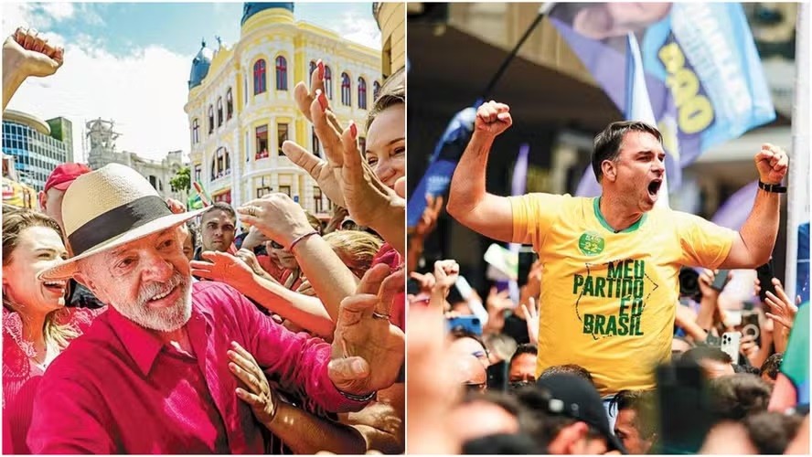 Flávio Bolsonaro e Lula vão para o segundo turno da eleição presidencial