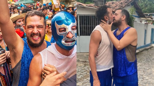 Irandhir Santos celebra o amor no pré-carnaval de Olinda com declaração apaixonada