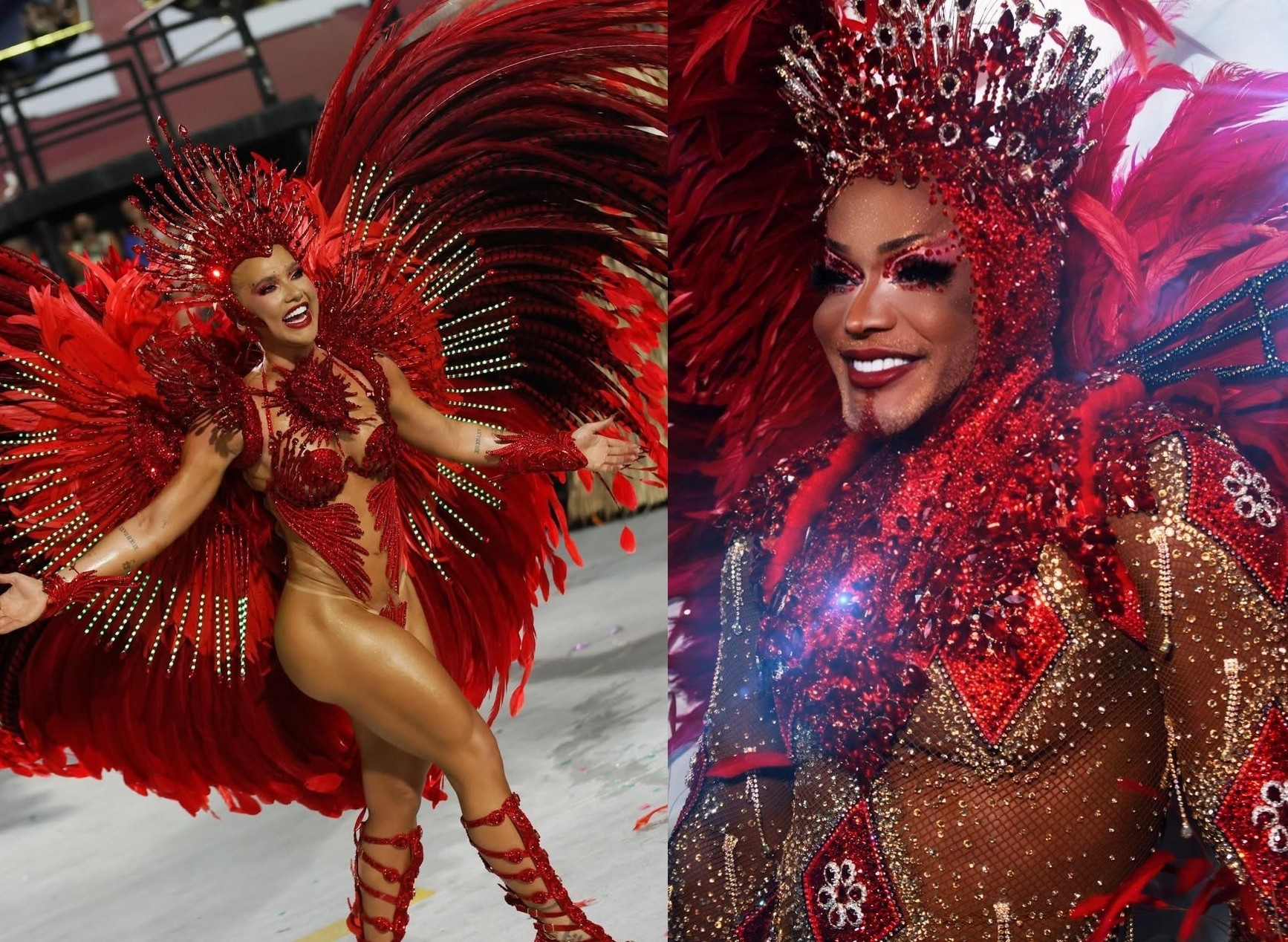 Virginia Fonseca brilha como Rainha de Bateria da Grande Rio, diz Carlinhos Salgueiro