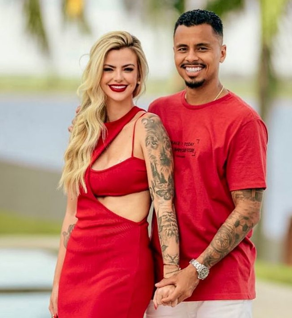 Jordana Von Holleben, mulher de Allan Souza, do Flamengo — Foto: Reprodução/Instagram