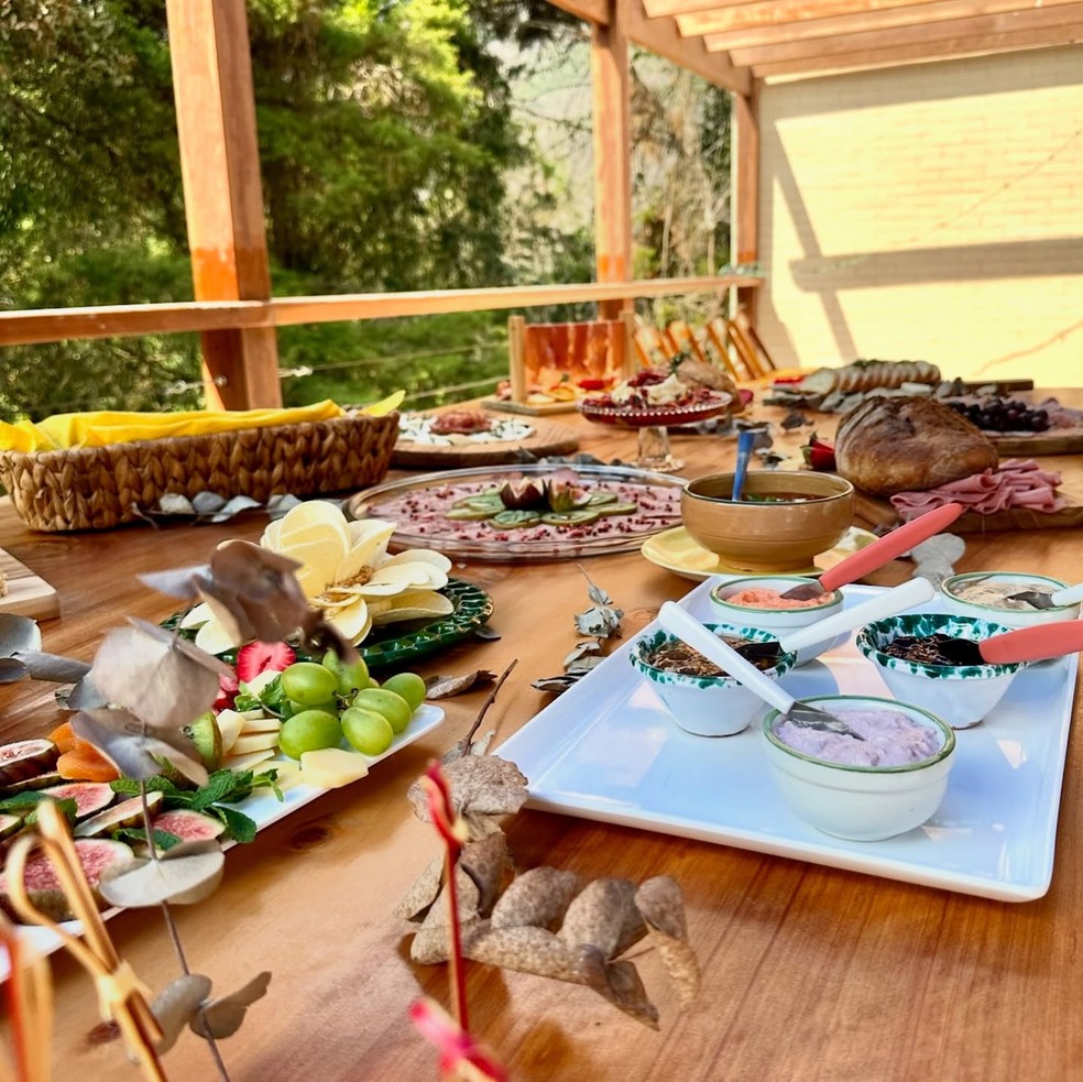 Brunch harmonizado com vinhos faz sucesso entre turistas — Foto: Divulgação