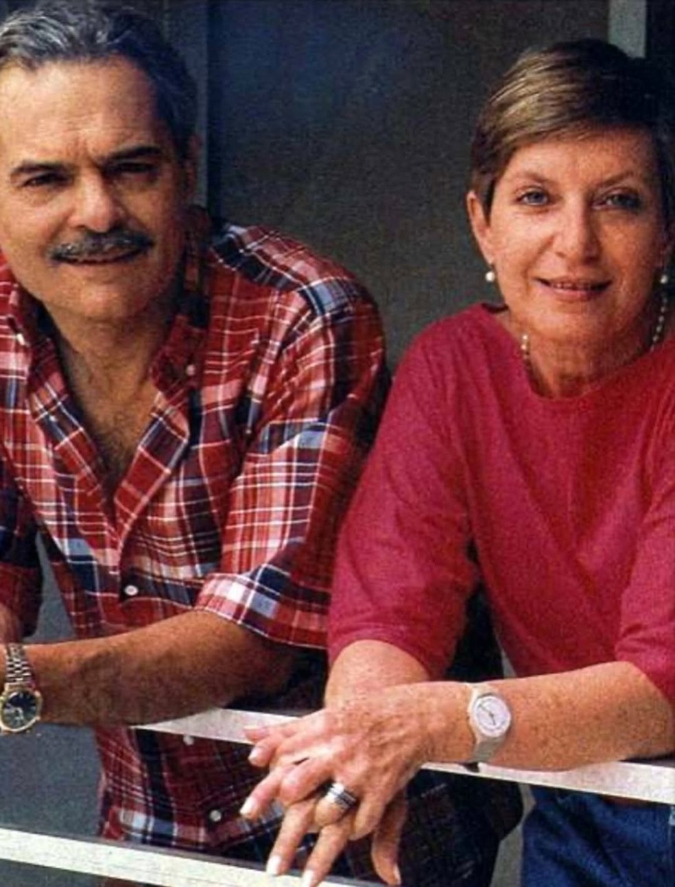 Othon Bastos e Martha Overbeck — Foto: Reprodução/Instagram