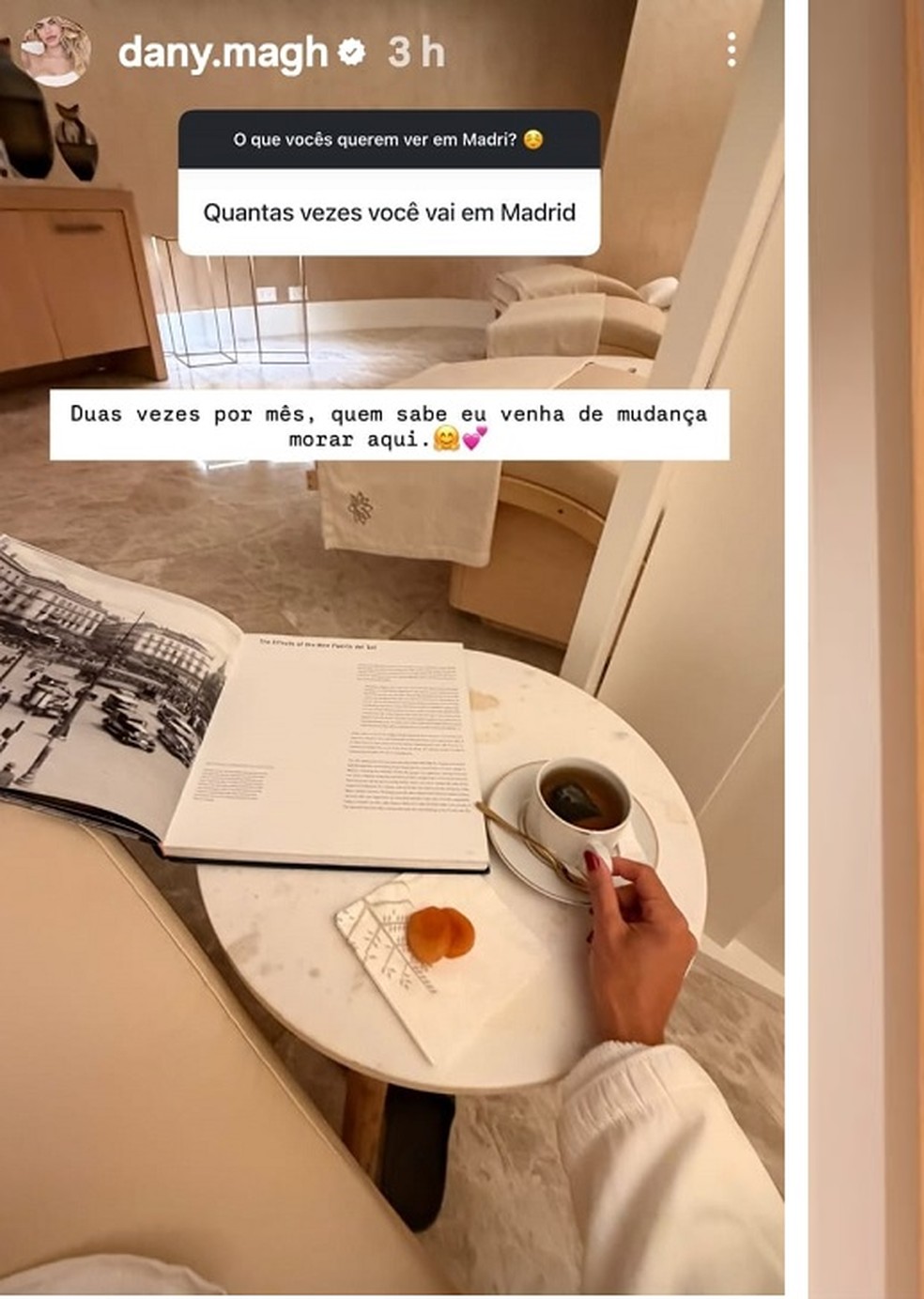 Day Magalhães diz que pensa em mudar para a Espanha — Foto: rep/ instagram
