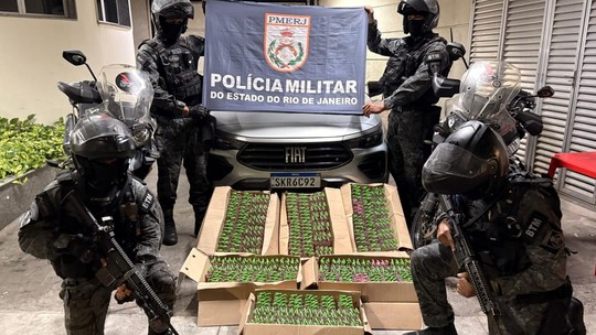Polícia apreende 1 mil frascos de lança-perfume dentro de carro na Zona Norte do Rio