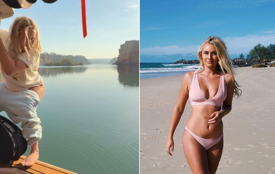 Surfista Ellie-Jean Coffey recebe ameaças de morte após foto provocante em 'lago sagrado'