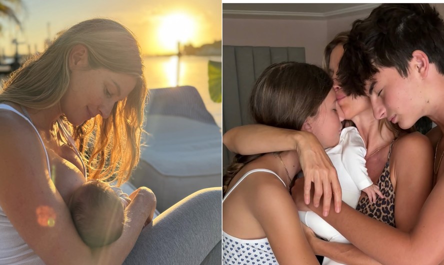 Gisele Bündchen: 'Nasci para ser mãe', diz modelo ao priorizar a família