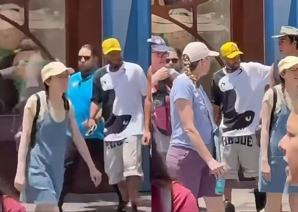 De férias após eliminação do Brasil na Copa, Neymar vai a parque da Disney em Orlando — Foto: @Gabi Pasqualin/Reprodução/Instagram