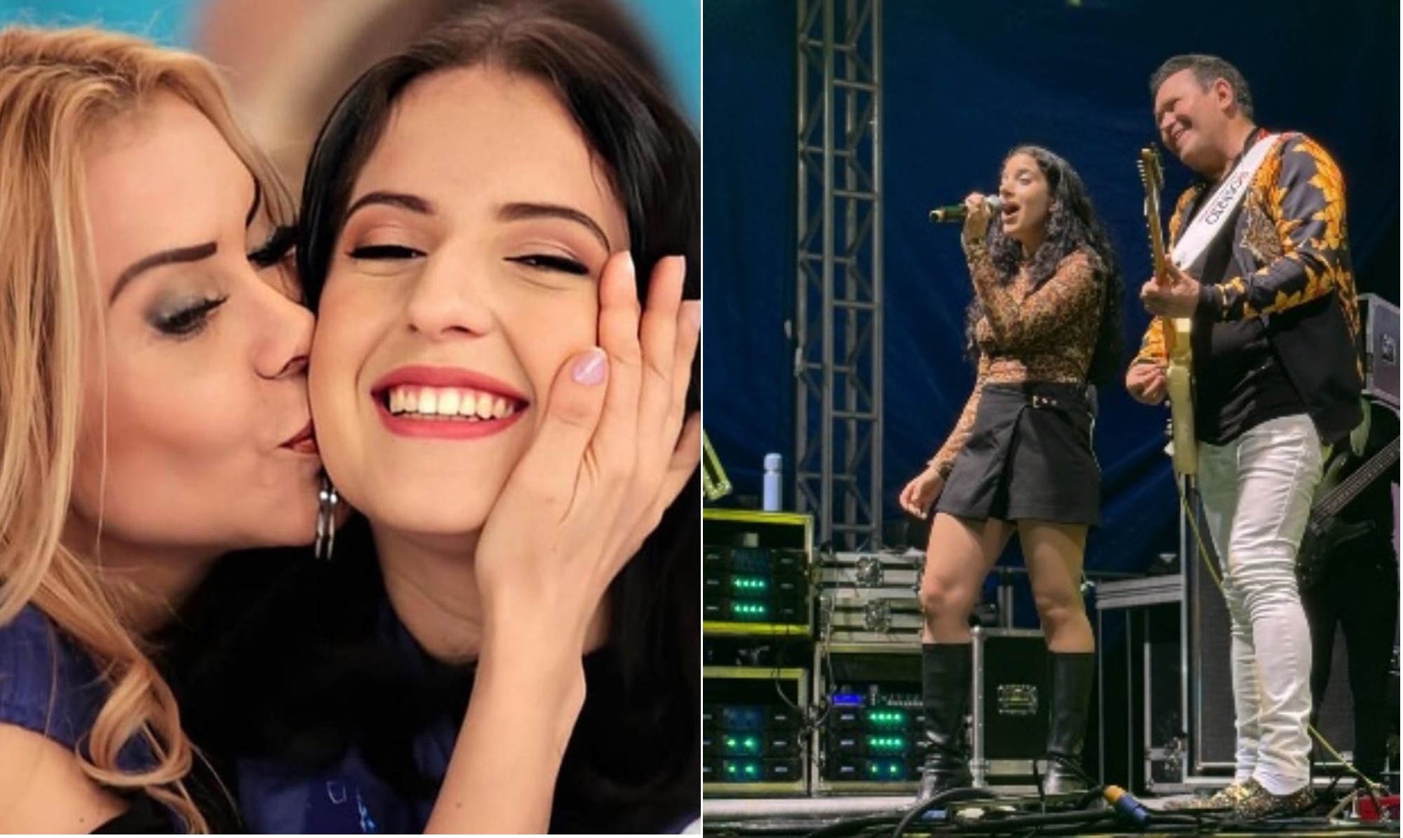 Filha de Joelma e Ximbinha passa a cantar na banda do pai e divide  opiniões entre os fãs do ex-casal