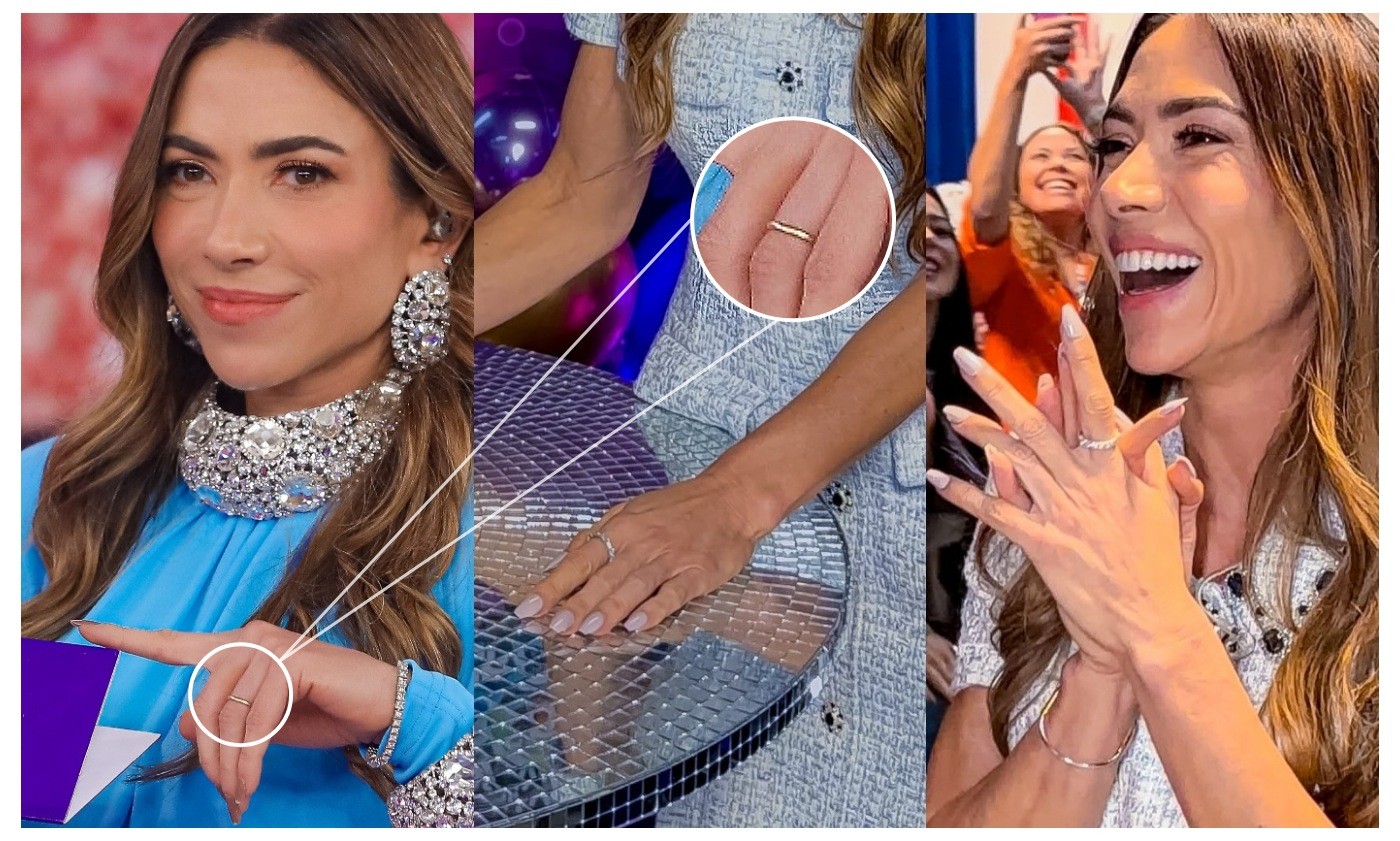 Patrícia Abravanel surge sem aliança após o marido Fábio Faria surgir em fotos comprometedoras com Vorcaro