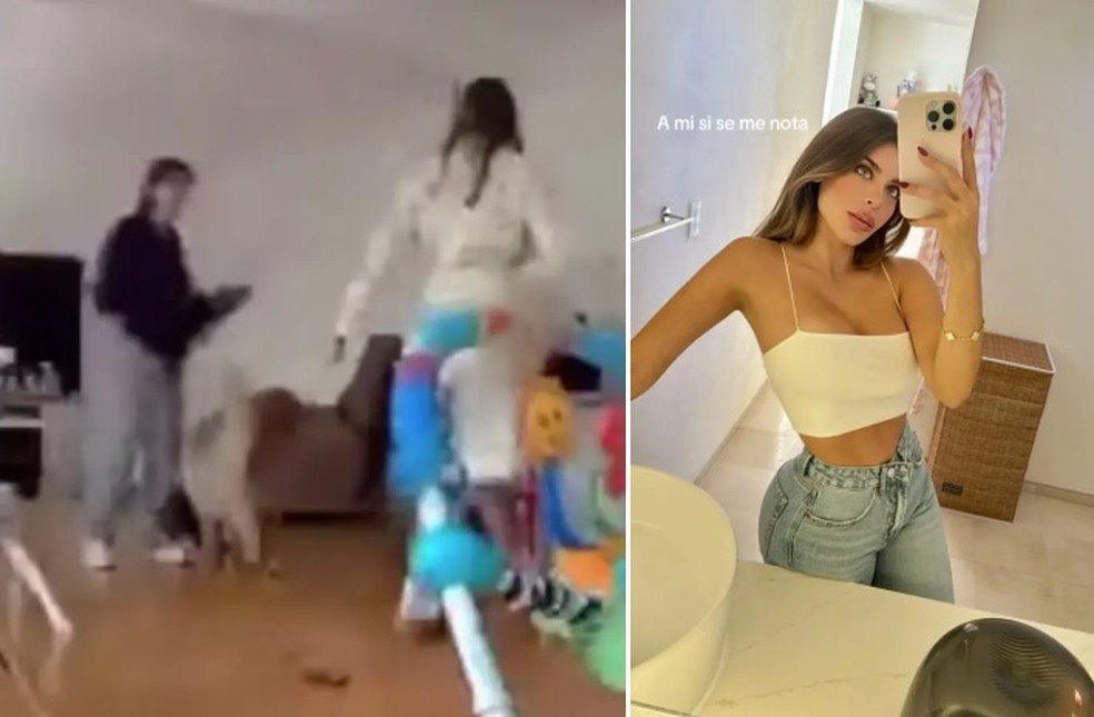 Carolina Flores G&oacute;mez foi assassinada pela sogra (&agrave; esquerda) &mdash; Foto: Reprodu&ccedil;&atilde;o