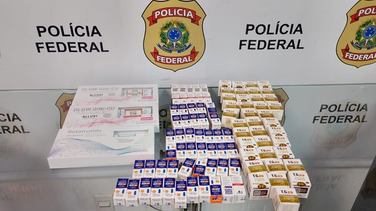 Mulher é presa com anabolizantes e remédios para emagrecer ilegais no Tom Jobim
