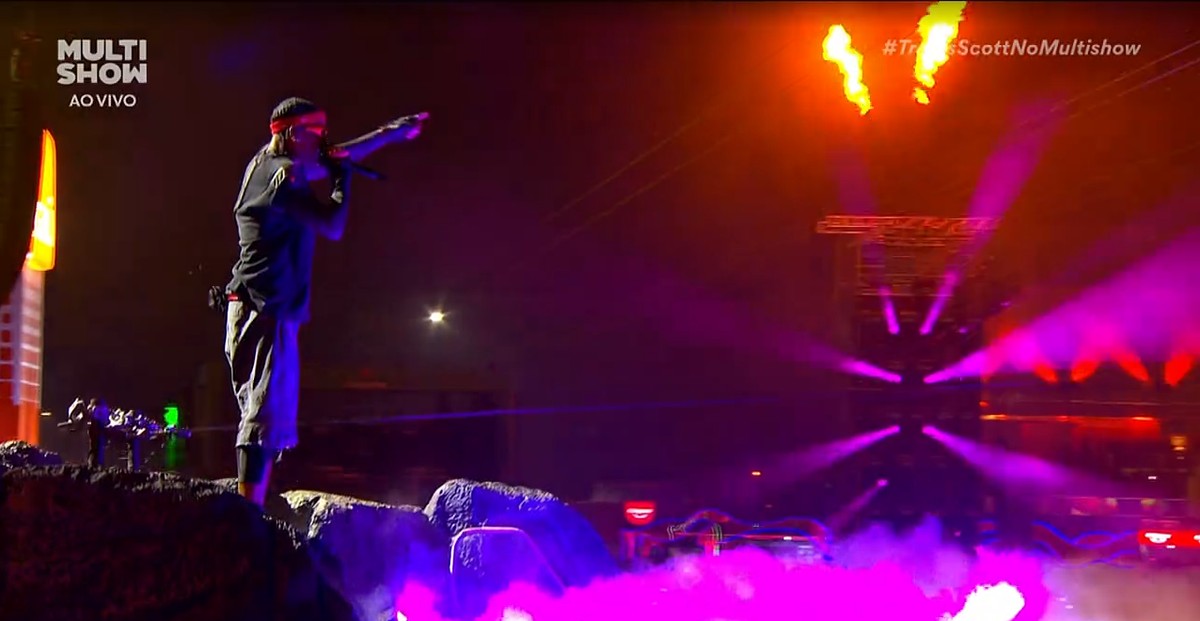 Com 40 minutos de atraso, Travis Scott sobe ao Palco Mundo do Rock in Rio