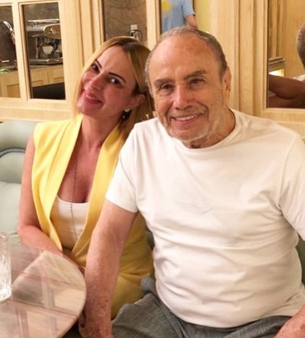 Stênio Garcia e a esposa, Mari Saade — Foto: Reprodução/Instagram
