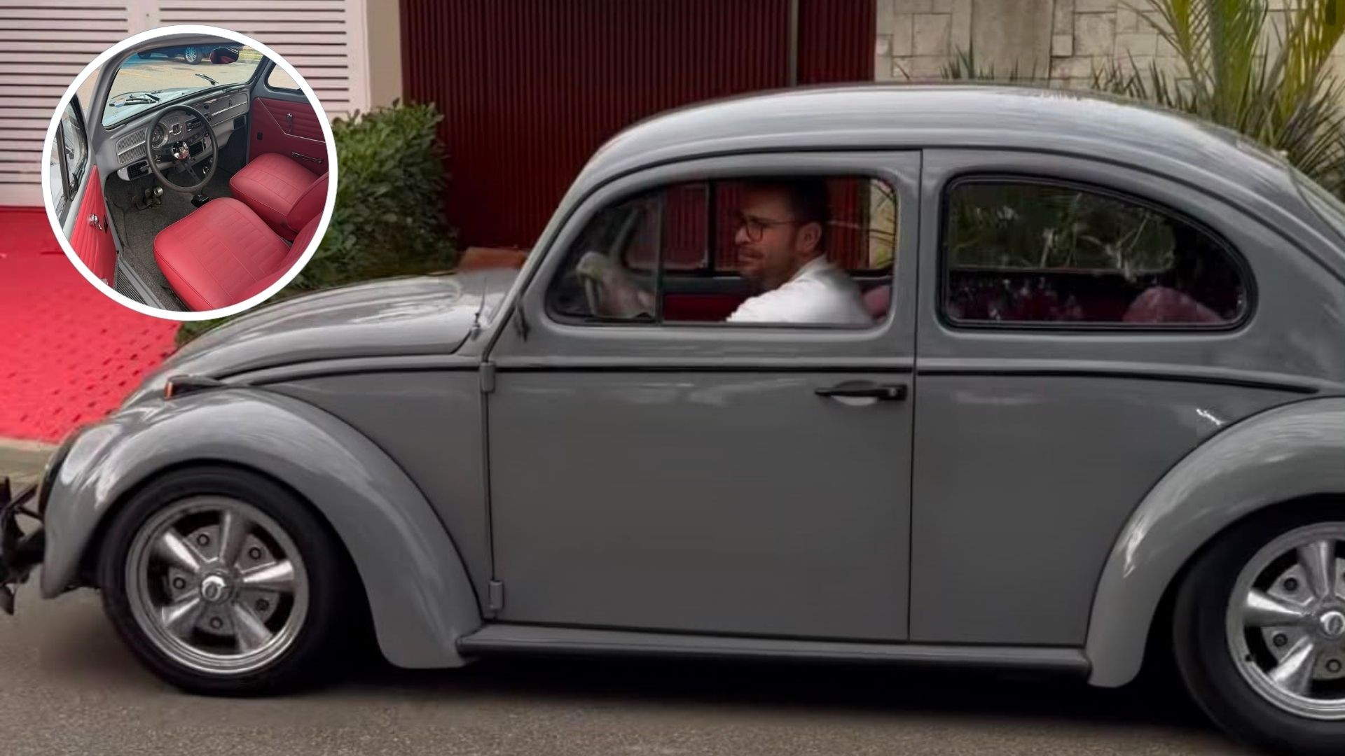 Diogo Nogueira circula com Fusca restaurado da década de 70 - QTU Questões do Universo