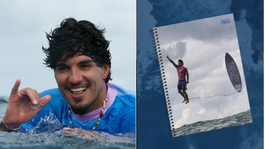 Surfista Gabriel Medina entra para lista de famosos que estampam  