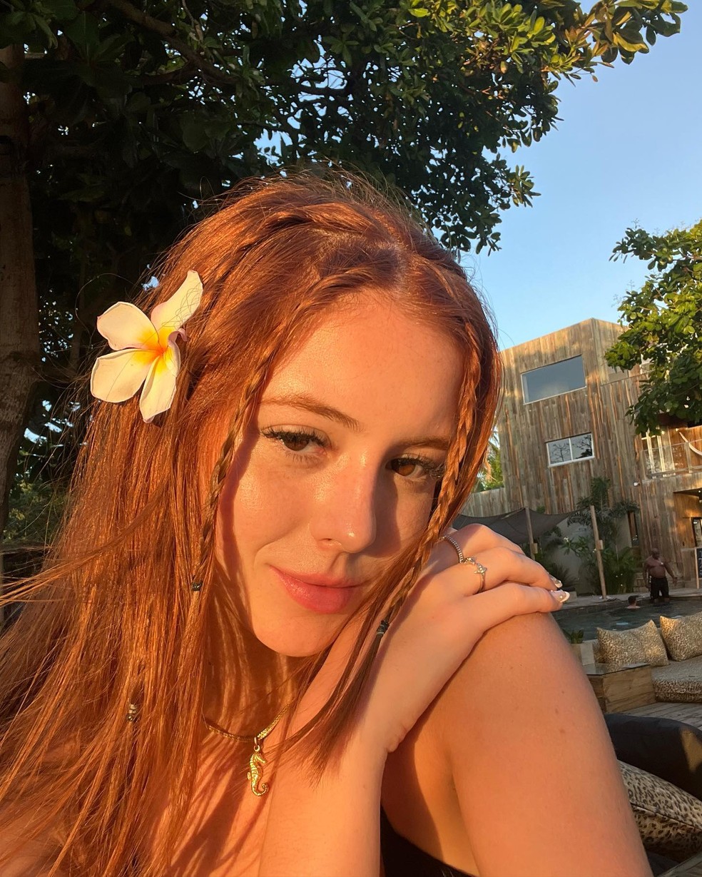 Amanda Araújo posta de Jericoacoara — Foto: reprodução/ instagram 
