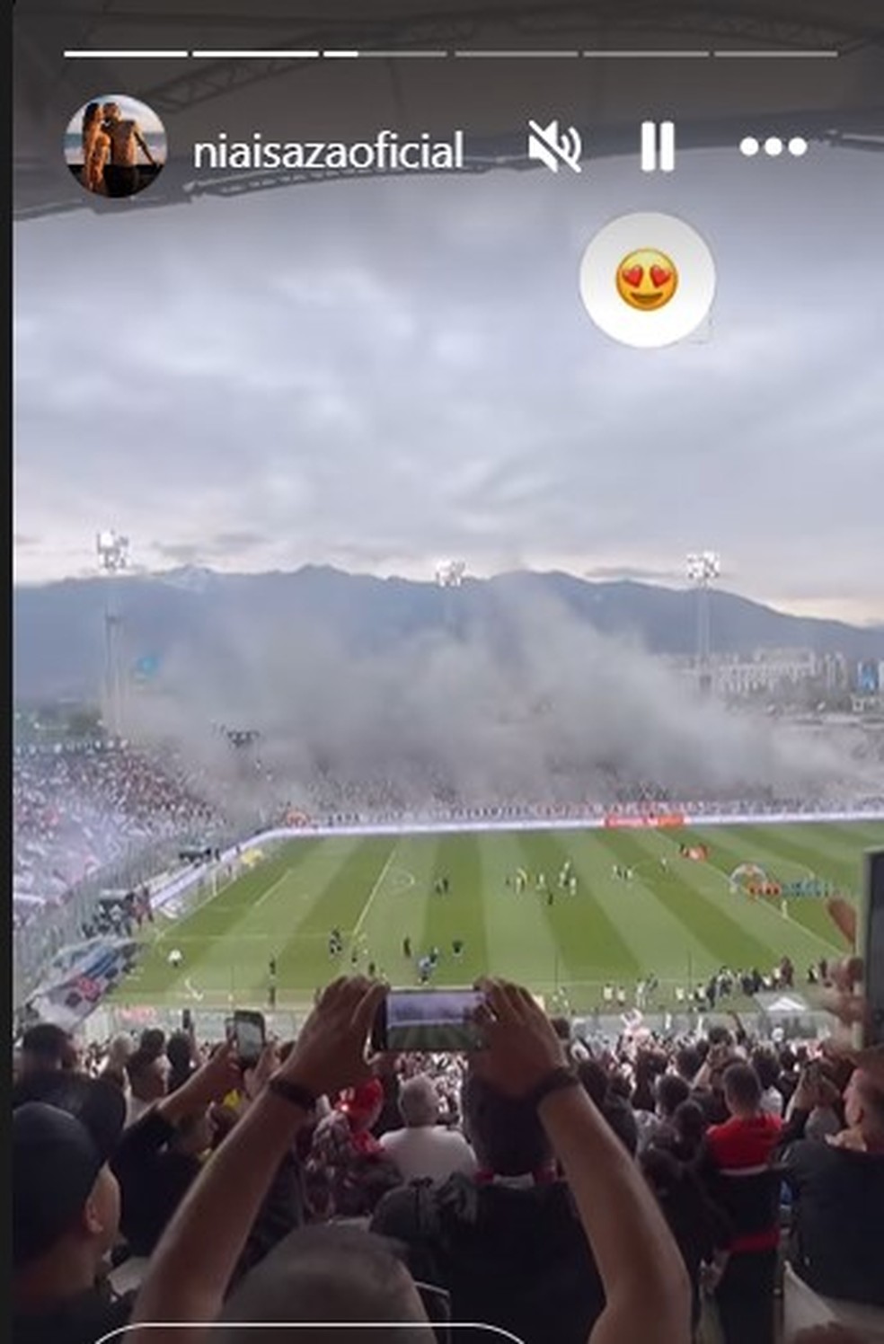 Sonia Isaza posta do est&aacute;dio &mdash; Foto: reprodu&ccedil;&atilde;o/ instagram