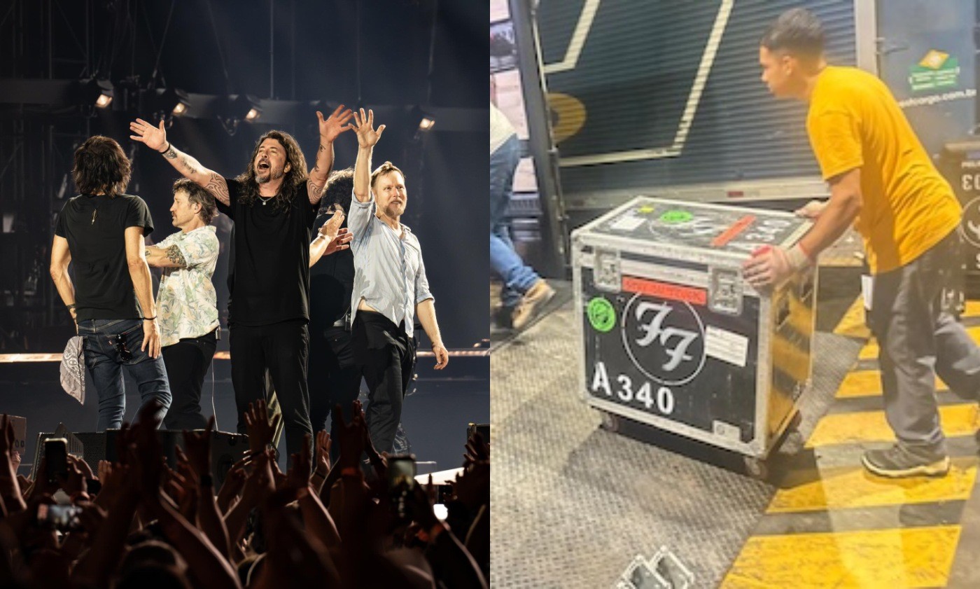 Chegou antes! Foo Fighters trouxe 27 toneladas de equipamento para o Rock in Rio em dois aviões cargueiros - QTU Questões do Universo
