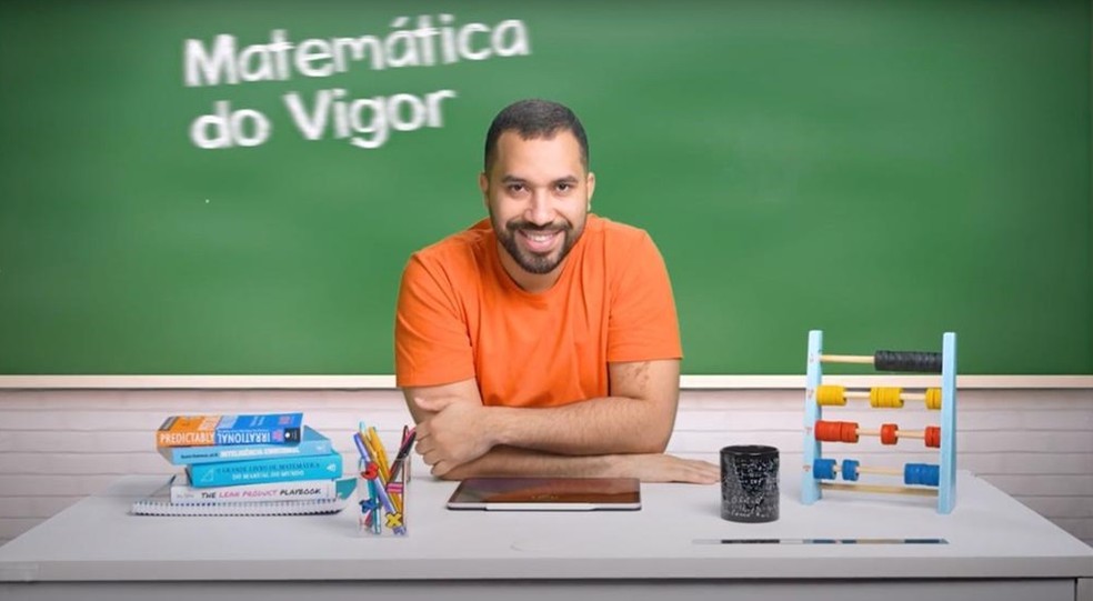 Gil abre canal para ensinar matem&aacute;tica  &mdash; Foto: Divulga&ccedil;&atilde;o