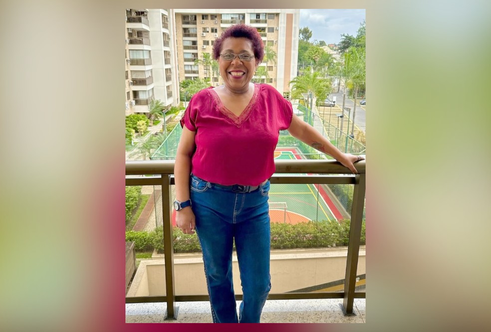 Andrea Marins Dias foi morta por bala perdida durante uma perseguição policial em Cascadura — Foto: Reprodução