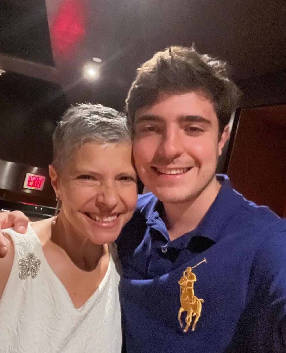 Rose Miriam se declara ao filho em meio à briga por herança de Gugu Liberato — Foto: Instagram