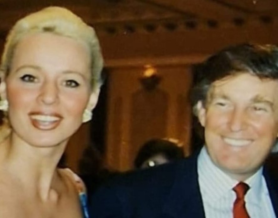Beatrice Keul e Donald Trump em 1993