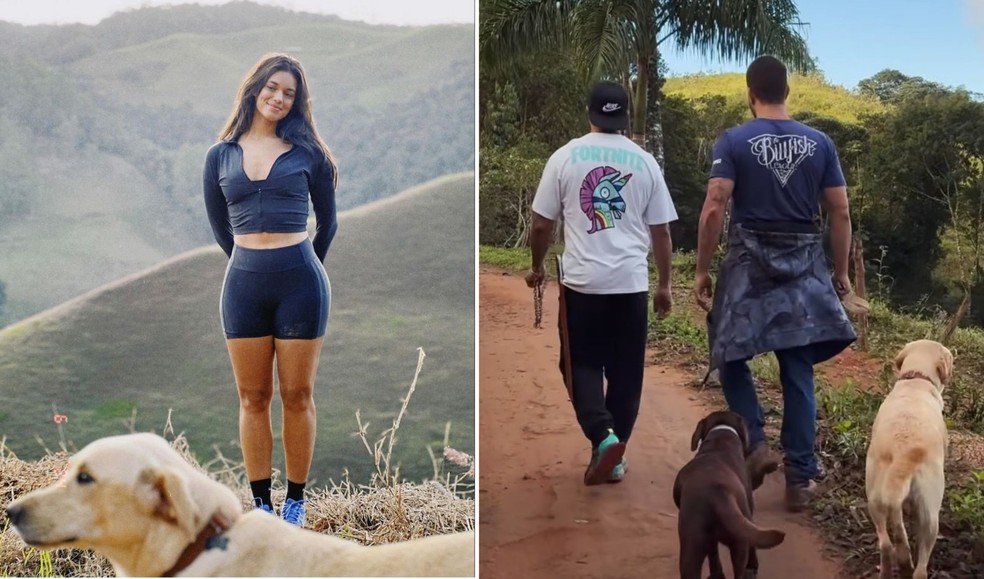 Ex-BBB Alane curte viagem com irm&atilde;o bonit&atilde;o do cantor Silva &mdash; Foto: Instagram