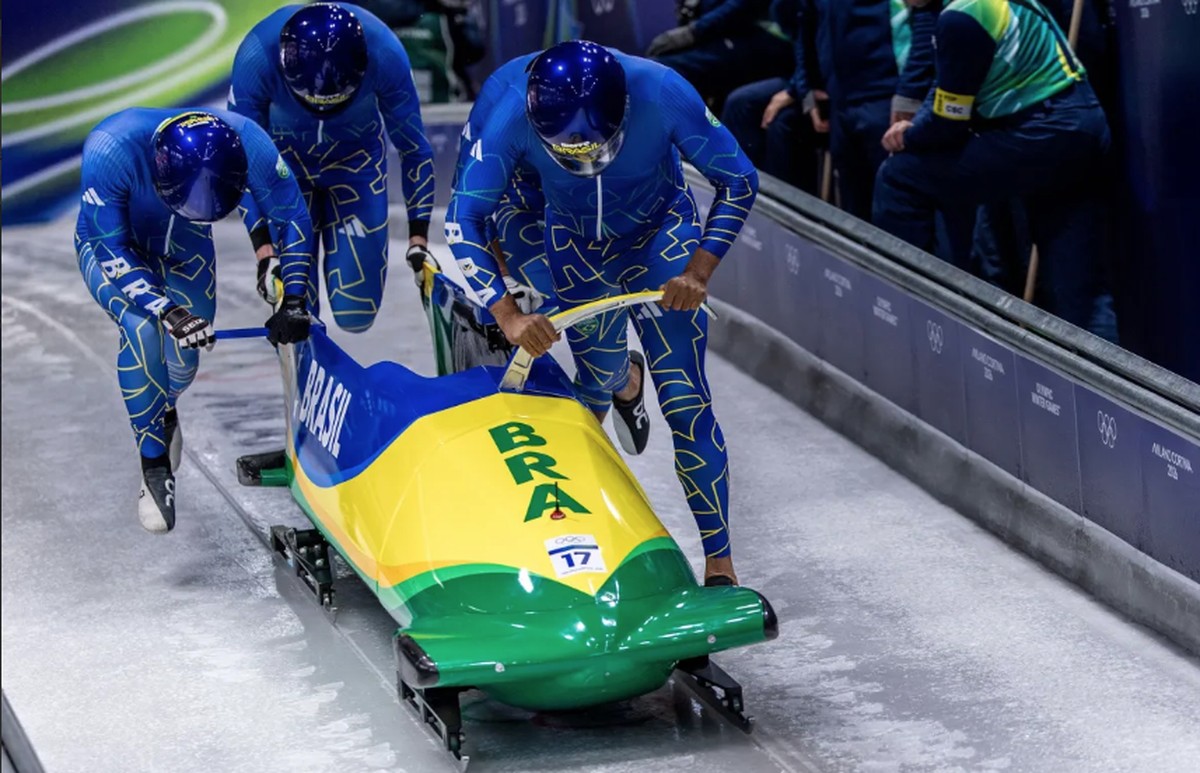 Brasil encerra primeiro dia do bobsled 4-man em 20º lugar e segue na ...