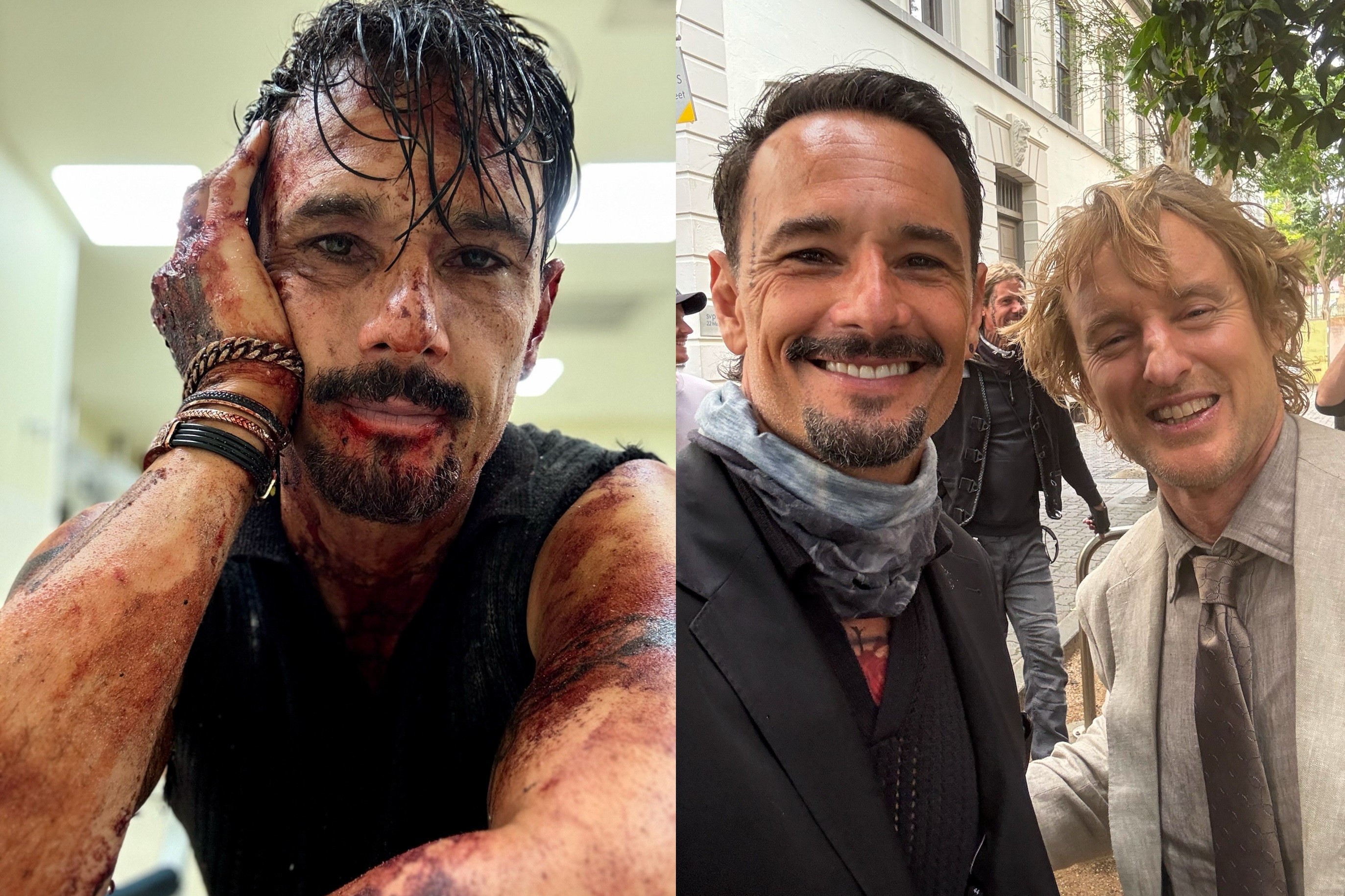 Rodrigo Santoro mostra bastidores de novo filme em Hollywood: 'O que mais me exigiu preparo'